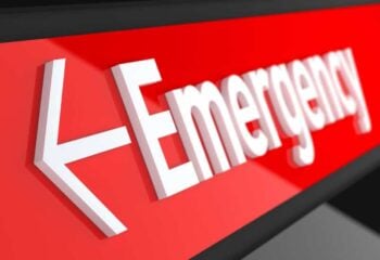 emergency room sign