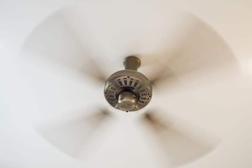 running ceiling fan that may be part of a recall
