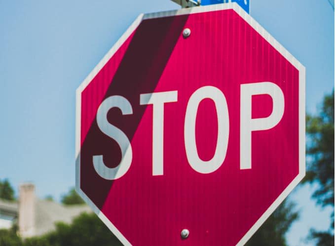 stop sign