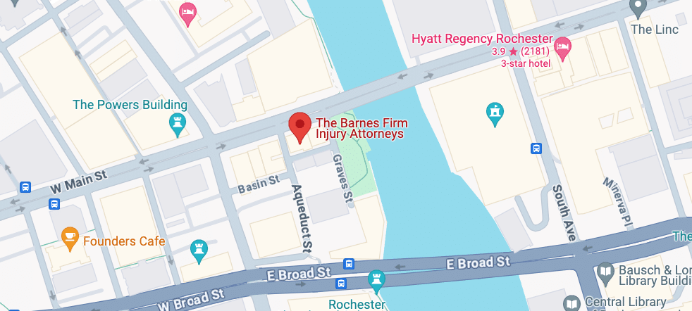 Office location in E Main St #600, Rochester, NY 14614