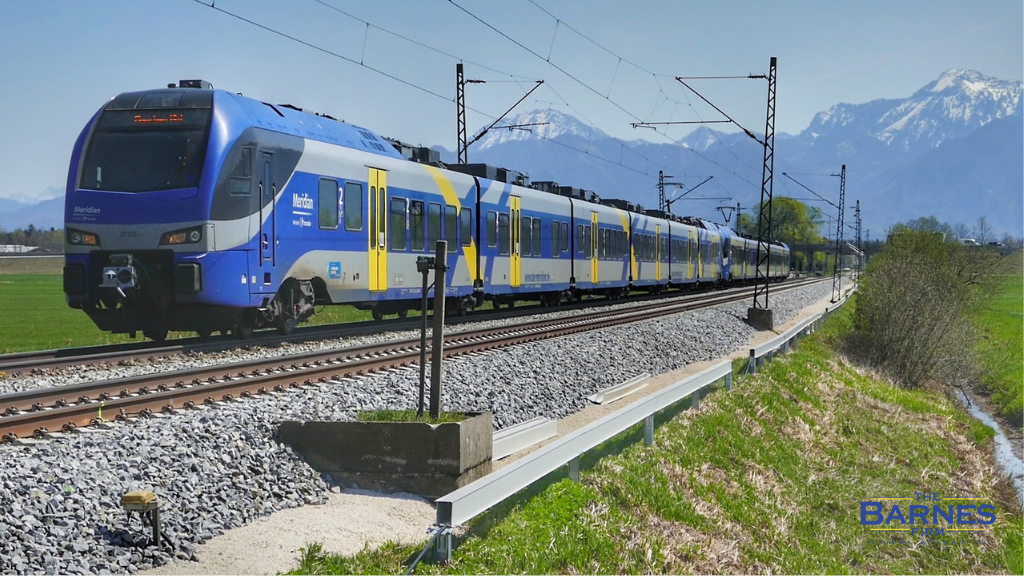 Image of a moving train