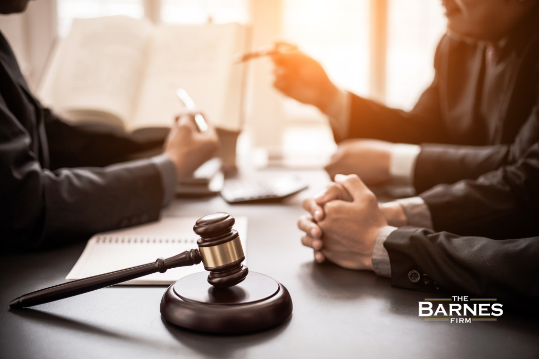 client and attorney discussing a car accident case