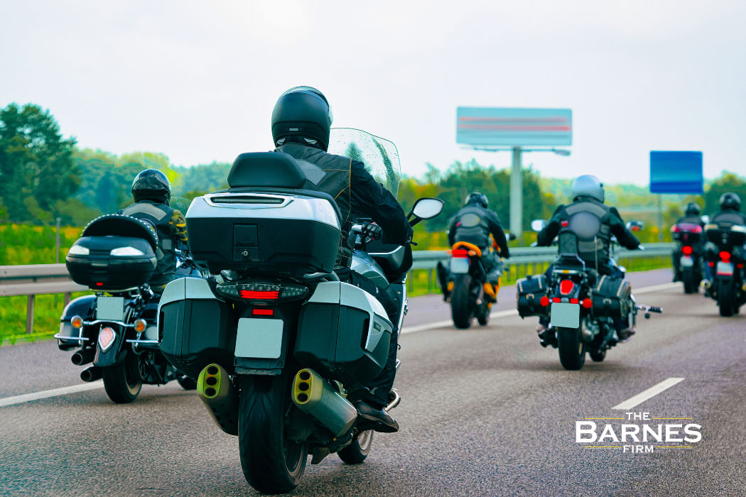 motorcycles driving on the highway in rochester