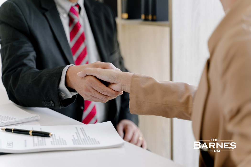 lawyer working with client on wrongful death claim